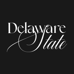 Delaware State word design T-Shirt