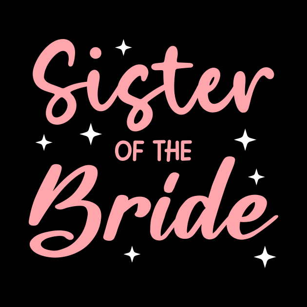 Sister Of The Bride Squad Happy Wedding Gift For Girls Women by FortuneFrenzy