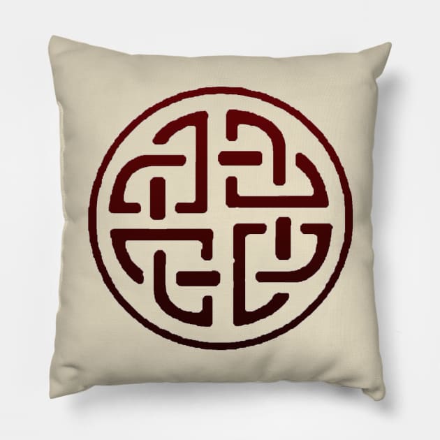 KNOT LOVER Pillow by SimonAdamo