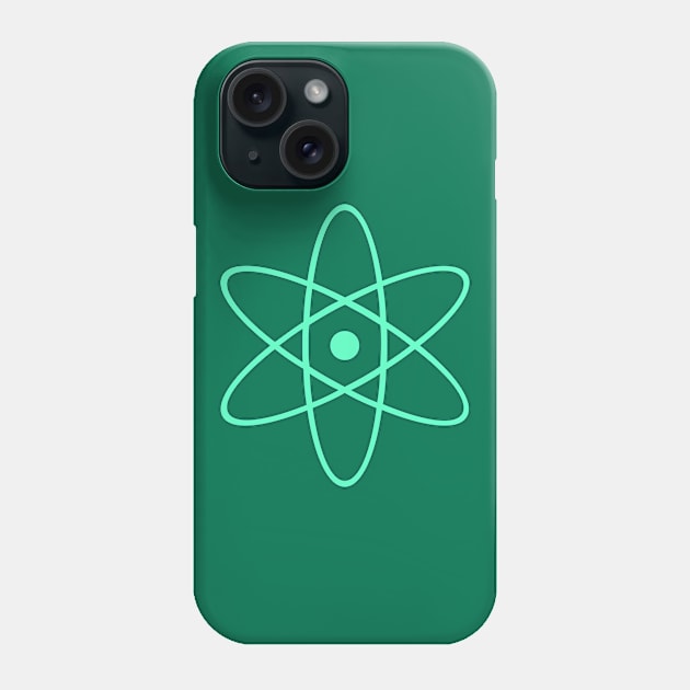 Atom Light Green Pattern Phone Case by TheWildOrchid