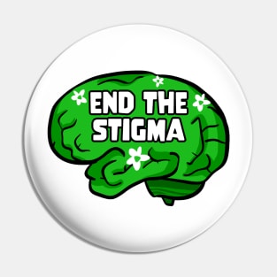 End the Stigma on Mental Health Pin