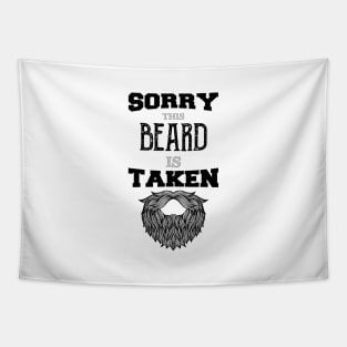 Sorry This Beard is Taken funny vintage gift Tapestry