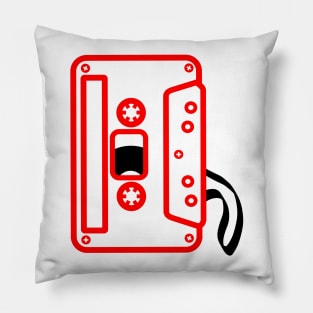 Minimalist 80s mixtape Pillow