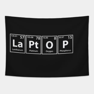Laptop (La-Pt-O-P) Periodic Elements Spelling Tapestry