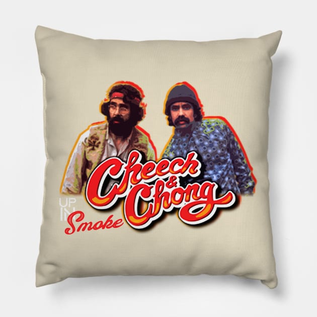 Cheech and Chong Smoke Pillow by Multidimension art world