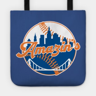 Amazin's  Mets Baseball Nickname Tote