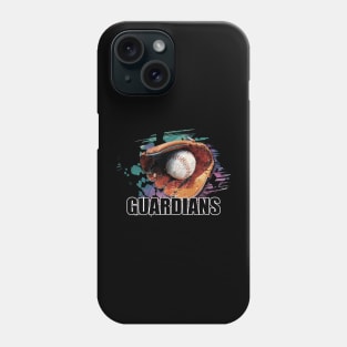 Retro Proud Team Name Guardians Classic Style Baseball Phone Case