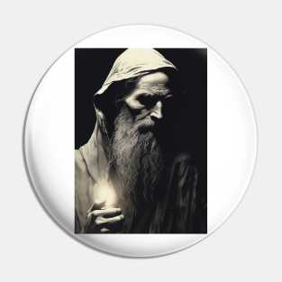 Dark Fantasy Old People Pin