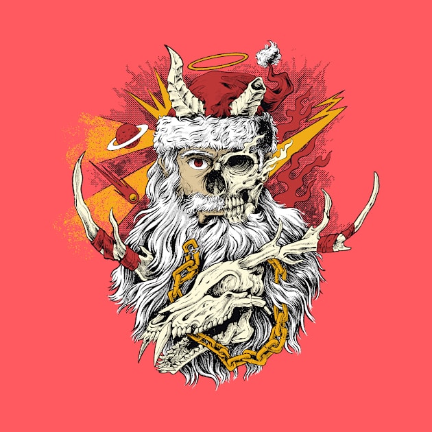 Undead Santa by KatonArtwork