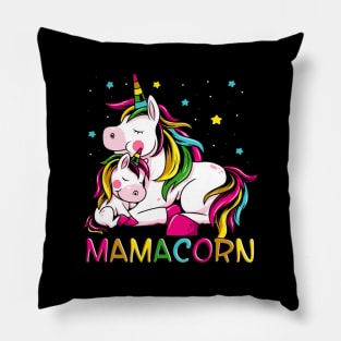 Mamacorn Mothers Day Unicorn Mom Mommycorn Pillow