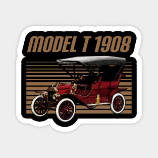 Ford Model T 1908 Awesome Automobile Magnet