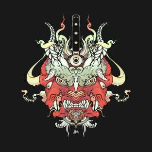 Monster Oni Demon Dark Surreal Art T-Shirt