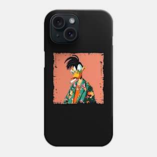 Funny Smoking Duck Cartoon Style Phone Case