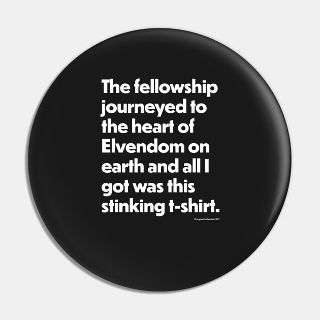 Heart of Elvendom on Earth (white text) Pin by anatotitan