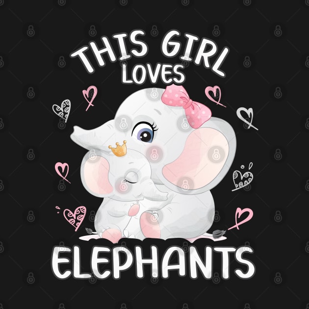 Mama Elephant Baby This Girl Loves Elephants by WoollyWonder