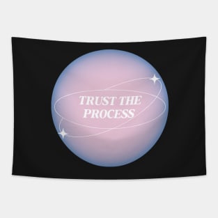 Trust the Process Pink Aura Tapestry