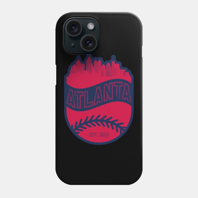 Atlanta Baseball 02 Phone Case by Juancuan