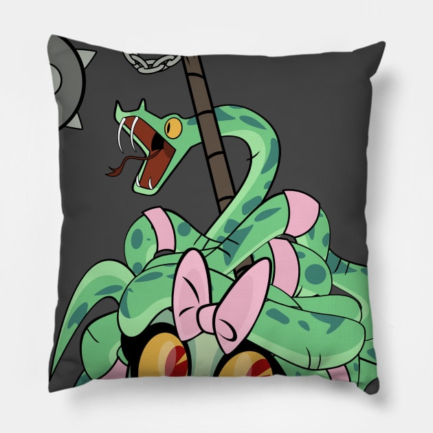 Webby Dusa Pillow by Number1Robot