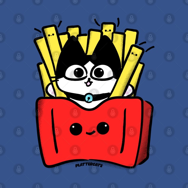 Happy Kitty Fries by plattercats