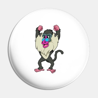 Kawaii Mandrill Pin