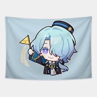 Honkai Star Rail Chibi Misha Tapestry