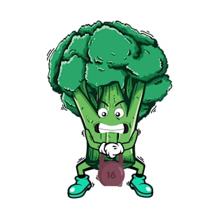 Broccoli Working Out T-Shirt