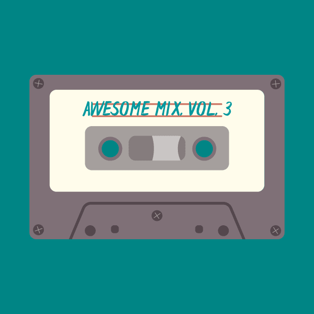 Awesome Mix. Volume 3 Guardians of the galaxy Retro Vintage by waltzart