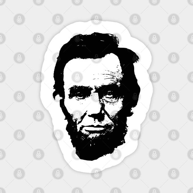 Abraham Lincoln Magnet by Nerd_art