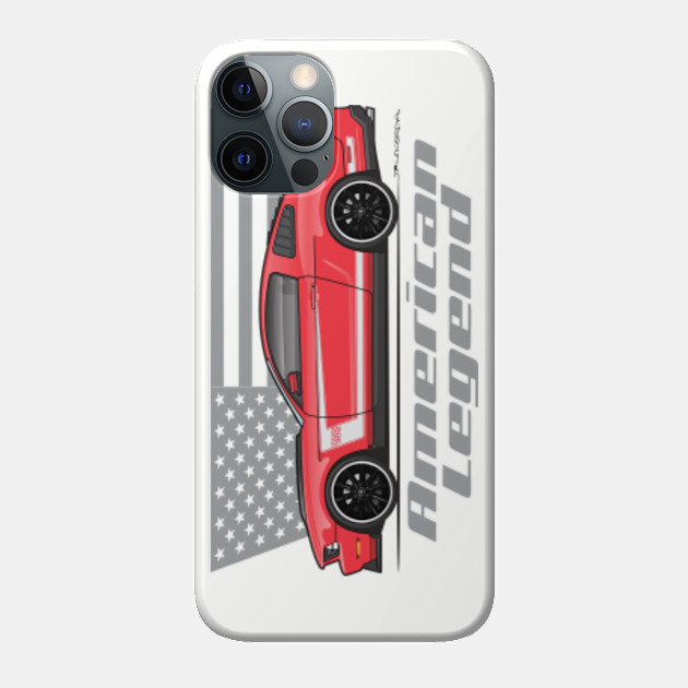 American Legend-Red with White - 2012 Boss 302 - Phone Case