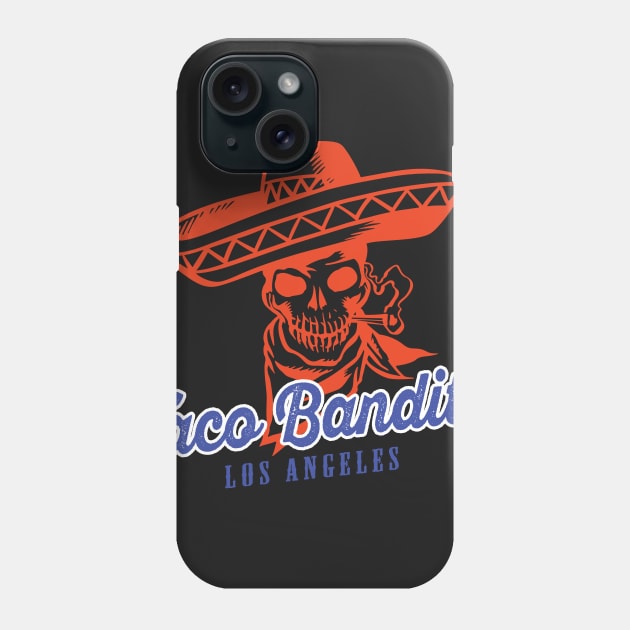 Taco Bandito Taco Shop Los Angeles Phone Case by lavdog