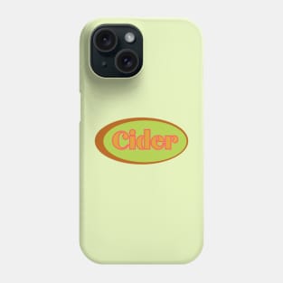Retro Vintage Decal Design - Cider! Lime, Cerise, and Russet Style Phone Case
