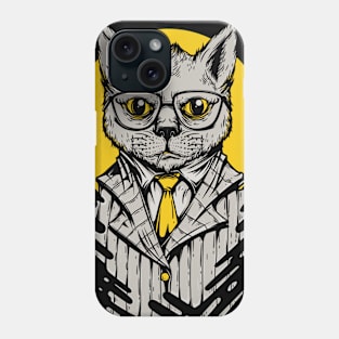 Cool Cat Art Phone Case