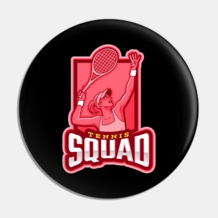 Tennis Squad Pin