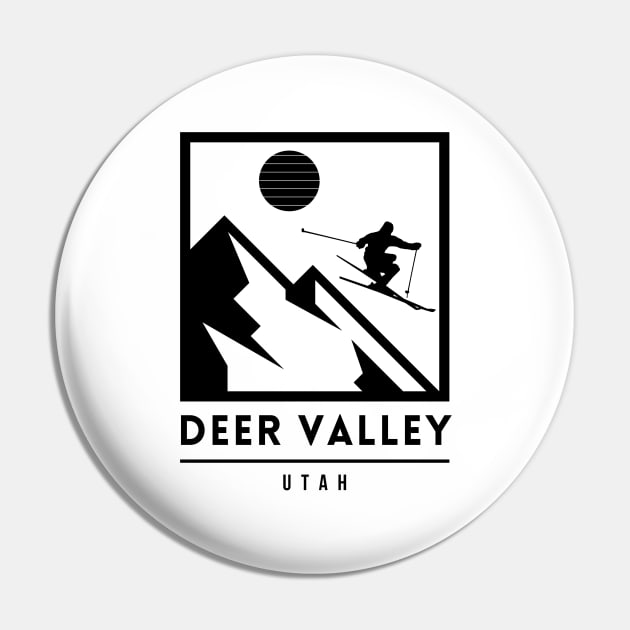 Deer Valley Utah United States ski Pin by UbunTo