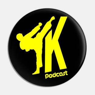 KickFlix Podcast K Logo Pin