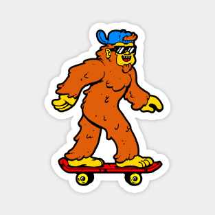 SKATE SQUATCH Magnet