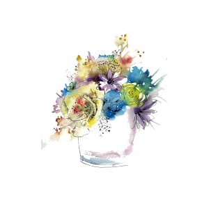 Watercolor bouquet T-Shirt