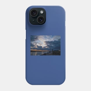 Winter sunrise on the River Blyth in Northumberland Phone Case