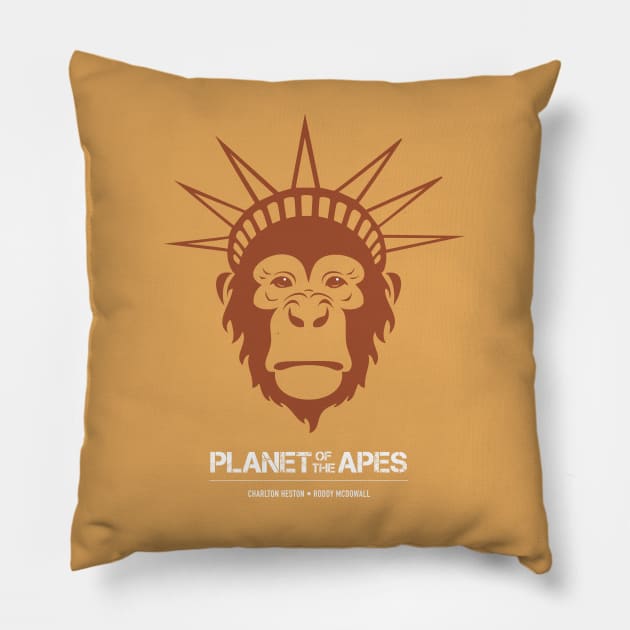 Planet of the Apes Pillow by MoviePosterBoy