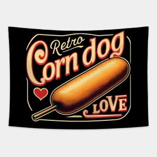 Retro corndog Tapestry