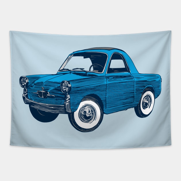 Vintage Ride Tapestry by jafaris