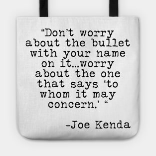 Lieutenant Kenda Says...-bk Tote