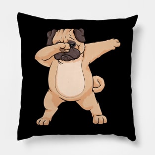 Cool dabbing pug Pillow