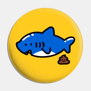 Baby Shark with poop Pin