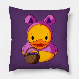 Easter Bunny Costume Rubber Duck Pillow