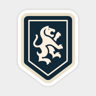 Luxury Heraldic Lion Badge Magnet