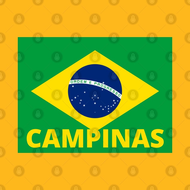 Campinas City in Brazilian Flag by aybe7elf