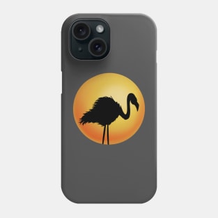 Heron at sunset Phone Case