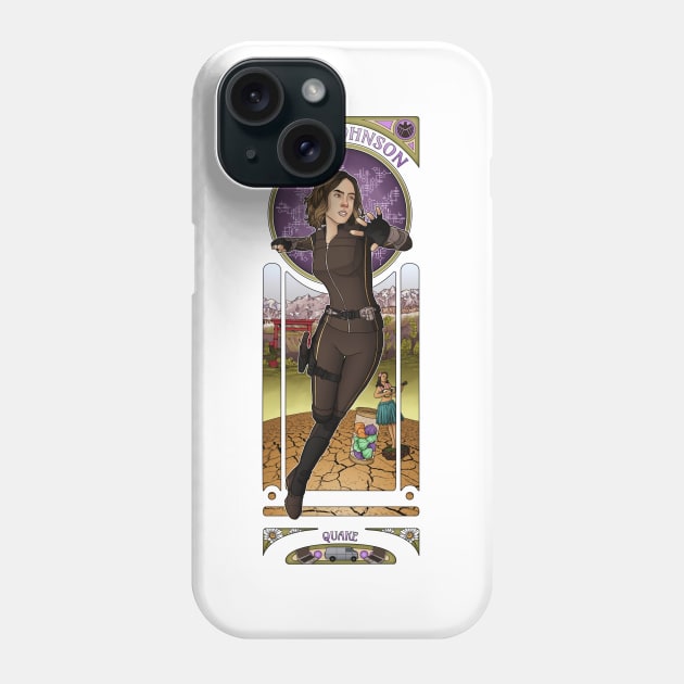 Art Nouveau - Daisy Johnson Phone Case by eclecticmuse