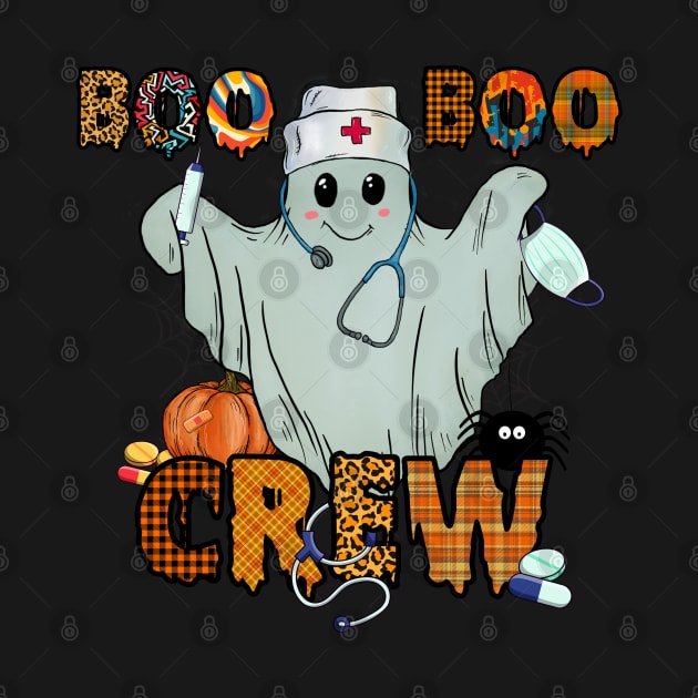 Boo Boo Crew Nurse Ghost Halloween by teali